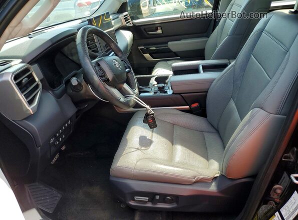 5TFWC5DB6RX043384 2024 TOYOTA TUNDRA Black Front interior view