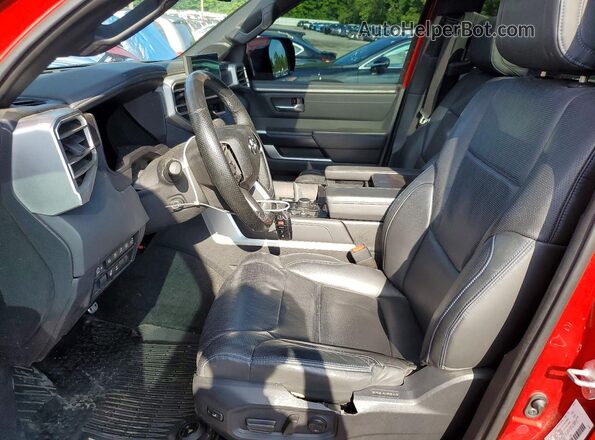 5TFWC5DB6RX043644 2024 TOYOTA TUNDRA Красный Вид салона спереди