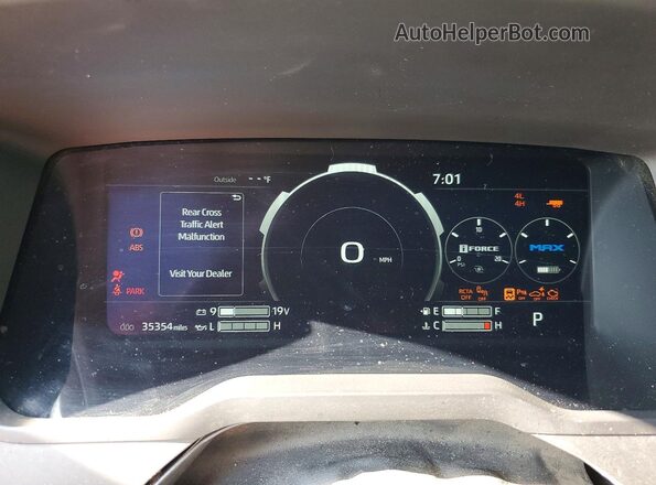 5TFWC5DB6RX043644 2024 TOYOTA TUNDRA Красный Вид щитка приборов