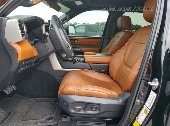 5TFWC5DB9RX076282 2024 TOYOTA TUNDRA Черный Вид салона спереди