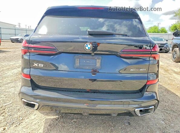 5UX13EU00S9Z50617 2025 BMW X5 Black Vista trasera