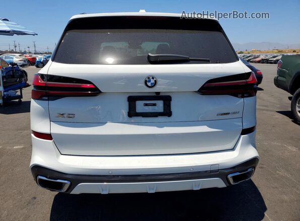 5UX13EU00S9Z86792 2025 BMW X5 Белый Вид сзади