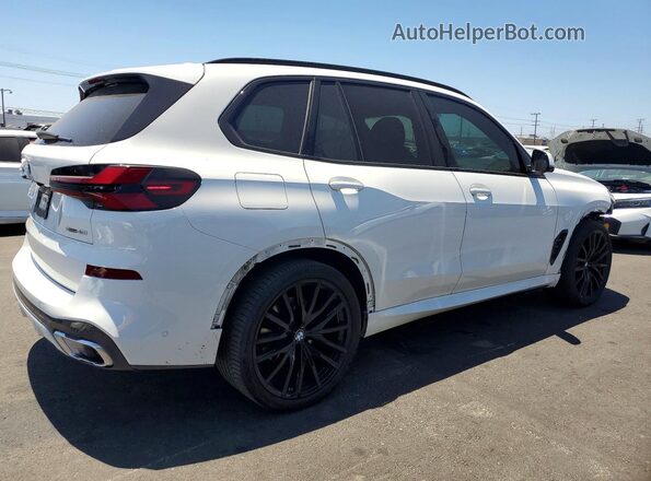 5UX13EU00S9Z86792 2025 BMW X5 Белый Задняя правая четверть