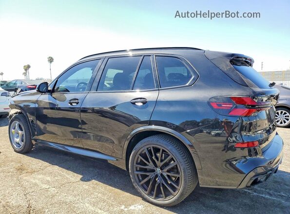 5UX13EU01R9U74727 2024 BMW X5 Black უკანა მარცხენა