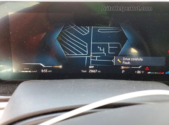5UX13EU03S9W63000 2025 BMW X5 Серый Вид щитка приборов