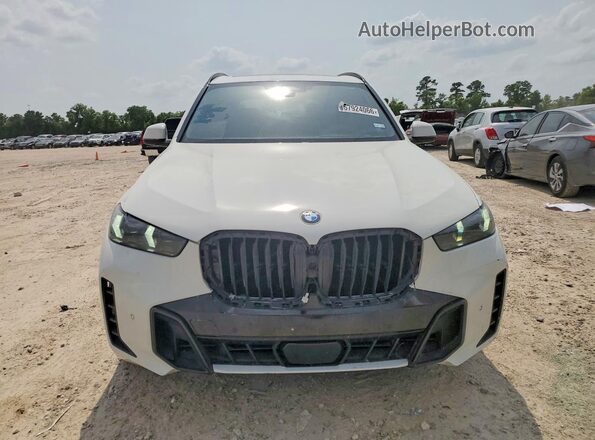5UX13EU04R9S18694 2024 BMW X5 Белый Вид спереди