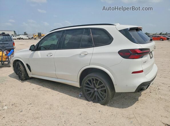 5UX13EU04R9S18694 2024 BMW X5 Белый Задняя левая четверть