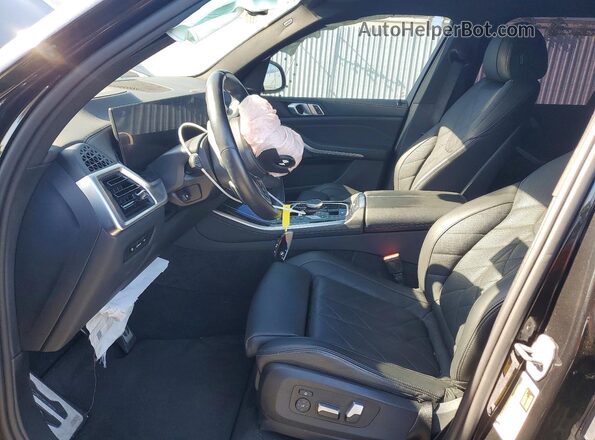 5UX13EU04R9V91007 2024 BMW X5 Black წინა სალონის ხედი