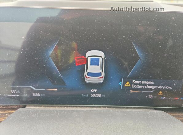 5UX13EU06R9U66221 2024 BMW X5 Белый Вид щитка приборов