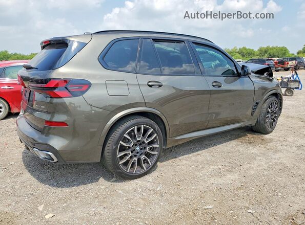 5UX13EU08S9Y64505 2025 BMW X5 Green Rear right