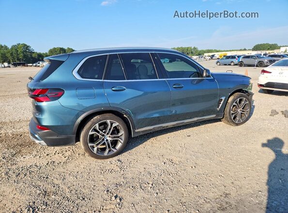 5UX13EU0XR9U15983 2024 BMW X5 Green Հետևի աջ