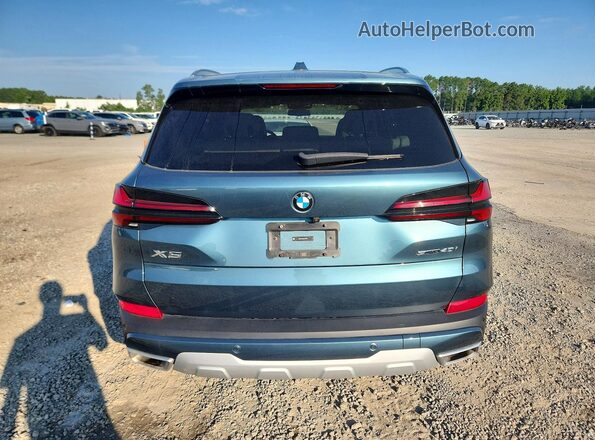5UX13EU0XR9U15983 2024 BMW X5 Green Հետևի տեսք