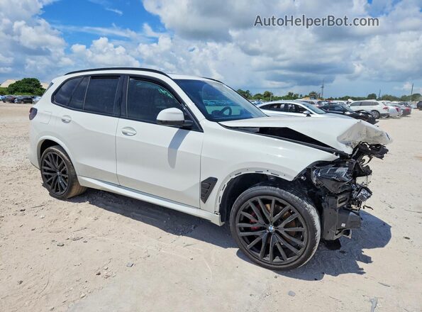5UX13EU0XS9Z30598 2025 BMW X5 White Передня права чверть