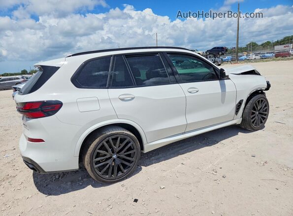5UX13EU0XS9Z30598 2025 BMW X5 White Задня права чверть