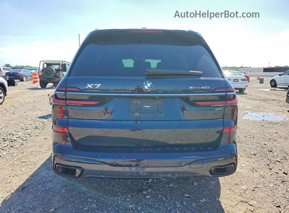 5UX23EM02P9P36482 2023 BMW X7 Black უკანა ხედი