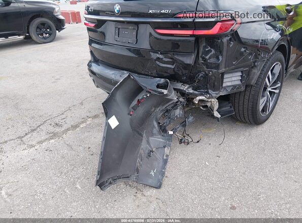 5UX23EM02S9W78303 2025 BMW X7 Black Вид спереду