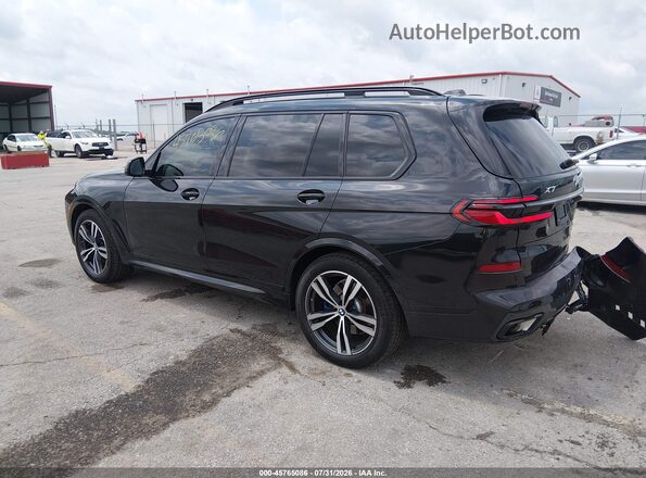 5UX23EM02S9W78303 2025 BMW X7 Black Задня ліва чверть