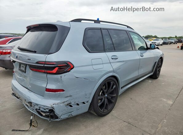 5UX23EM02S9X69779 2025 BMW X7 Silver Հետևի աջ