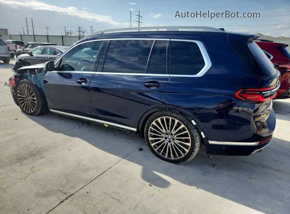 5UX23EM02S9Y00044 2025 BMW X7 Синий Задняя левая четверть