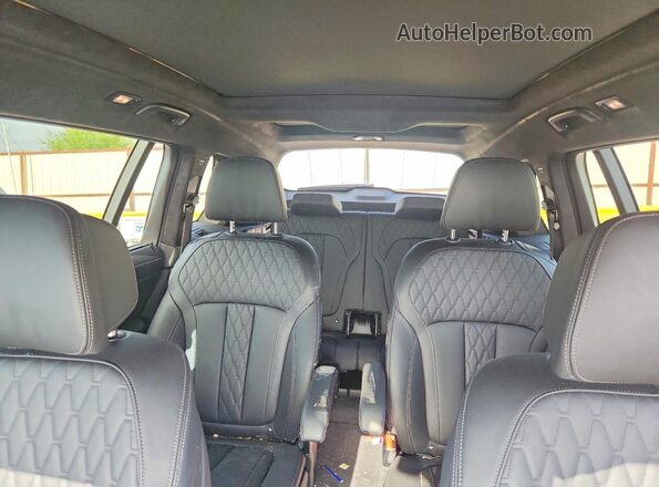 5UX23EM02S9Y00044 2025 BMW X7 Синий Вид задних сидений