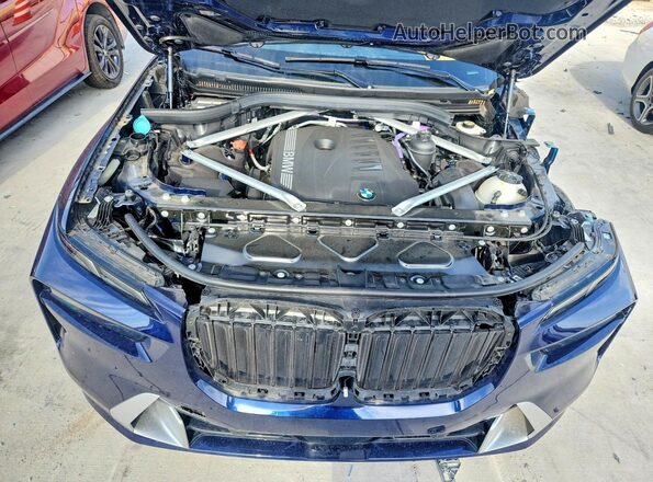 5UX23EM02S9Y00044 2025 BMW X7 Синий Вид подкапотного пространства