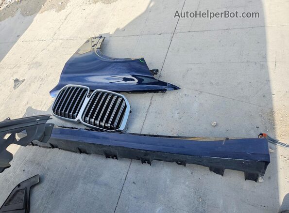 5UX23EM02S9Y00044 2025 BMW X7 Синий Вид наклейки с VIN-кодом