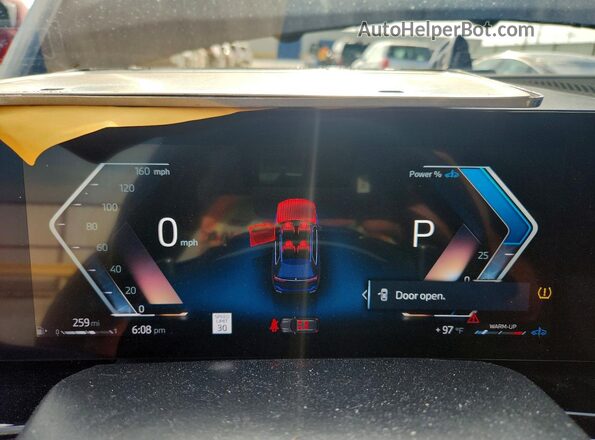 5UX23EM02S9Y00044 2025 BMW X7 Синий Вид щитка приборов