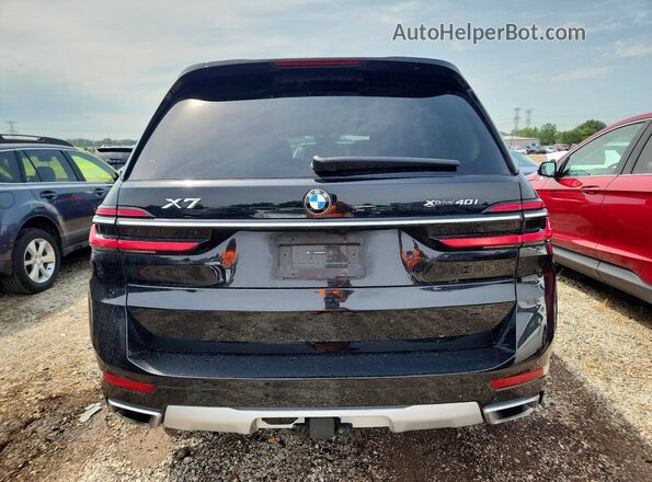 5UX23EM03S9Z99752 2025 BMW X7 Black Հետևի տեսք