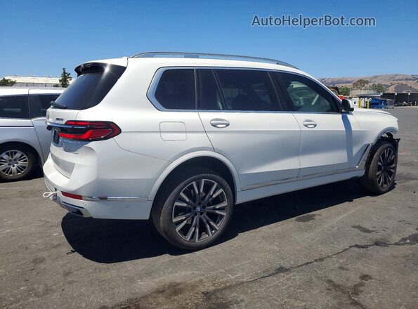 5UX23EM04R9T56076 2024 BMW X7 White Задня права чверть