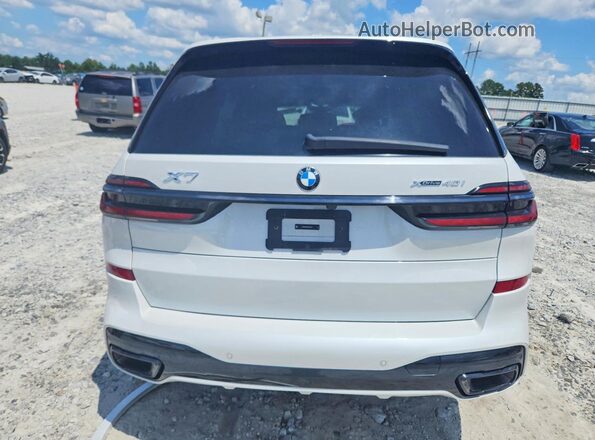 5UX23EM04R9U25297 2024 BMW X7 White Հետևի տեսք