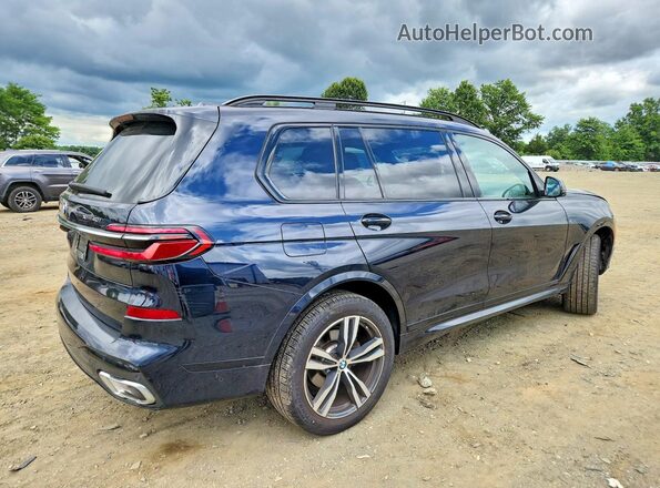 5UX23EM04R9V25108 2024 BMW X7 Синий Задняя правая четверть