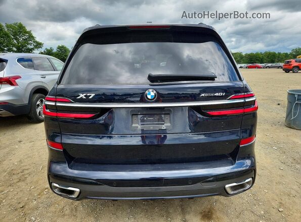 5UX23EM04R9V25108 2024 BMW X7 Синий Вид сзади