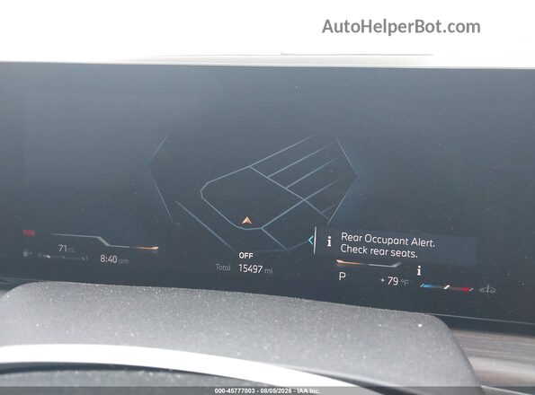 5UX23EM06R9U66157 2024 BMW X7 Gray Вид задніх сидінь