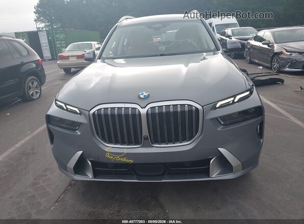 5UX23EM06R9U66157 2024 BMW X7 Gray Вид задньої частини салону