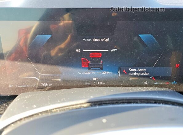 5UX23EM0XS9Y26777 2025 BMW X7 Черный Вид щитка приборов