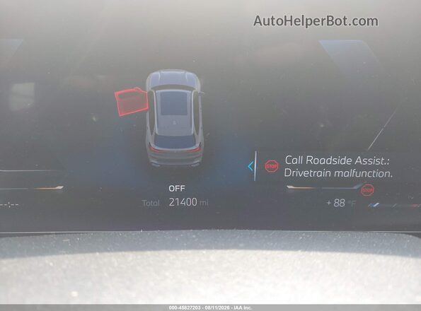 5UX23EU00R9U22025 2024 BMW X5 Blue Vista de los asientos traseros