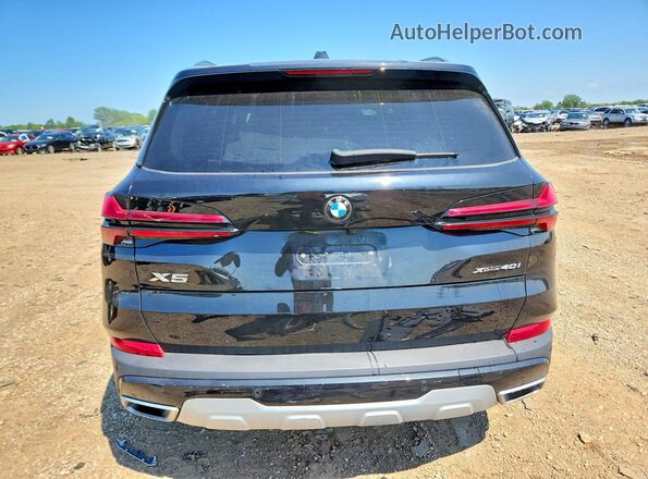 5UX23EU01R9V13885 2024 BMW X5 Black Вид ззаду