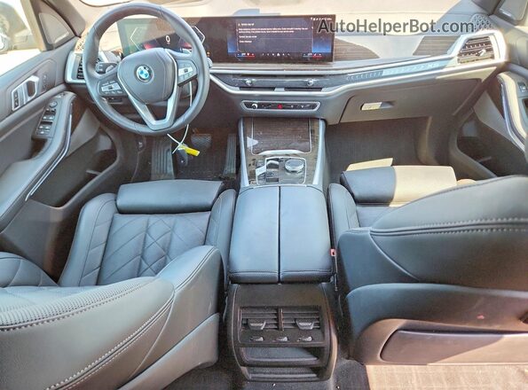 5UX23EU01R9V13885 2024 BMW X5 Black Вид панелі приладів