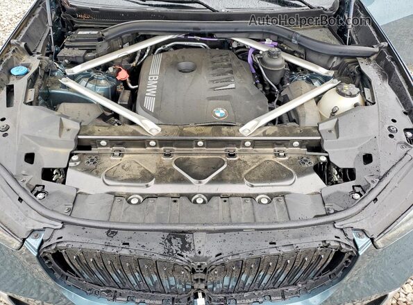 5UX23EU02R9S36275 2024 BMW X5 Синий Вид подкапотного пространства