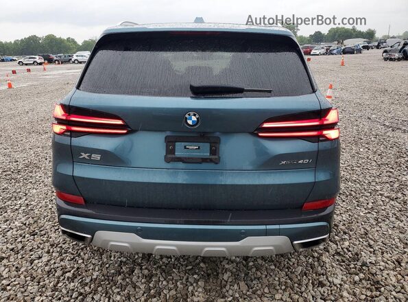 5UX23EU02R9S36275 2024 BMW X5 Синий Вид сзади