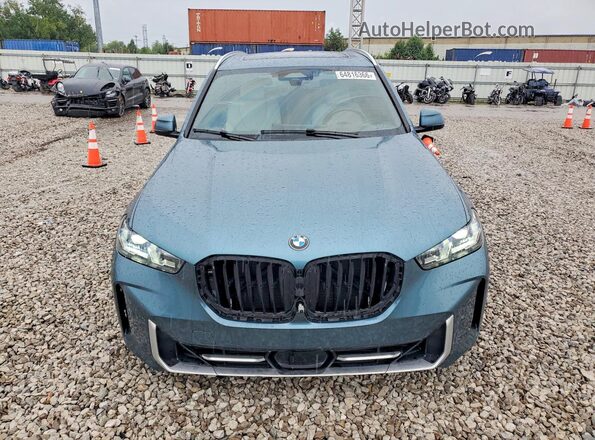 5UX23EU02R9S36275 2024 BMW X5 Синий Вид спереди