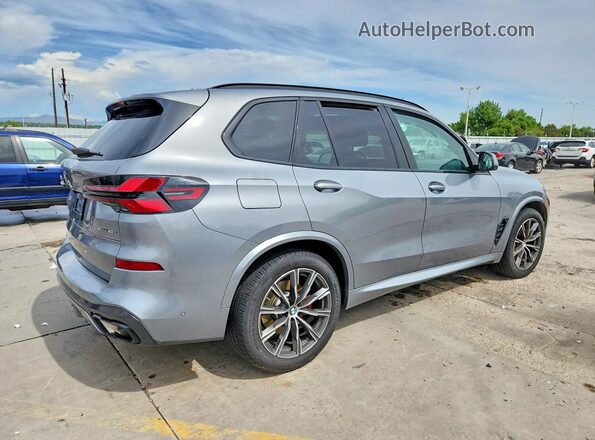 5UX23EU02S9Y45873 2025 BMW X5 Silver Rear right