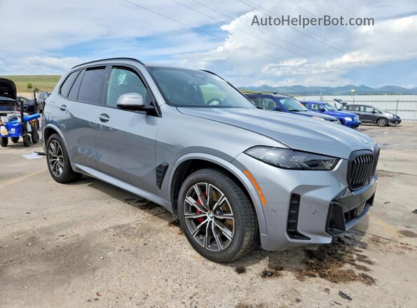 5UX23EU02S9Y45873 2025 BMW X5 Silver Front right