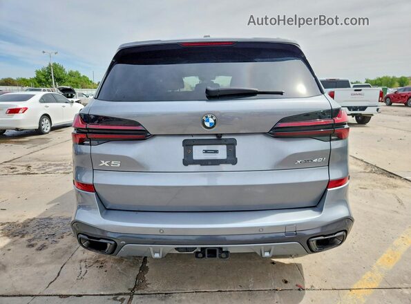 5UX23EU02S9Y45873 2025 BMW X5 Silver Rear view