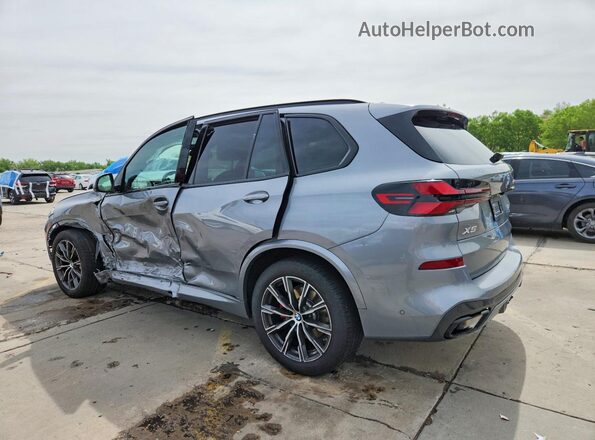 5UX23EU02S9Y45873 2025 BMW X5 Silver Rear left