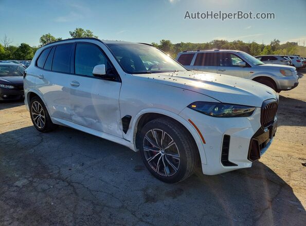 5UX23EU04R9S31966 2024 BMW X5 Белый Передняя правая четверть