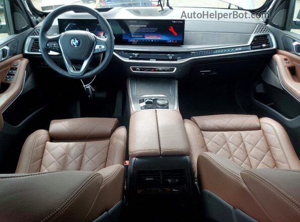 5UX23EU04R9T62542 2024 BMW X5 Gray წინა პანელის ხედი