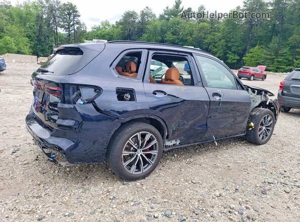 5UX23EU05R9U25616 2024 BMW X5 Black Задня права чверть