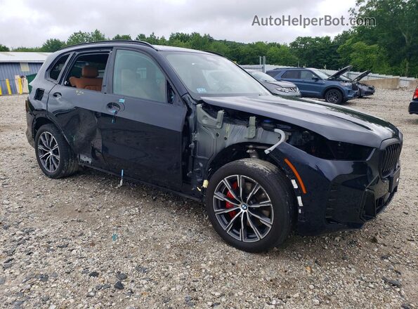 5UX23EU05R9U25616 2024 BMW X5 Black Передня права чверть