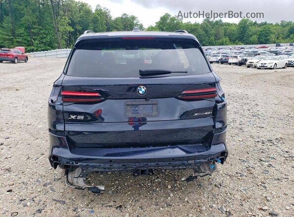 5UX23EU05R9U25616 2024 BMW X5 Black Вид ззаду